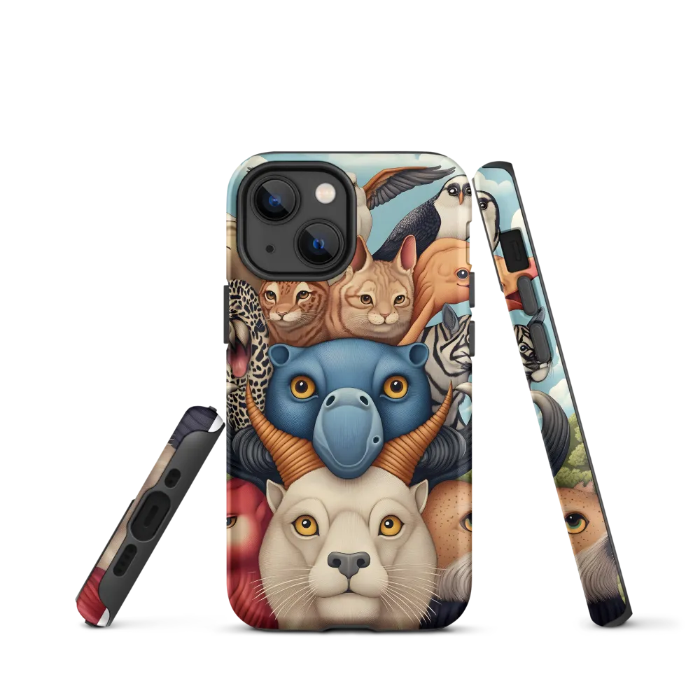 Harmonious Echoes of Wildlife | Phone Case |  13 mini | Tough Case | Matte