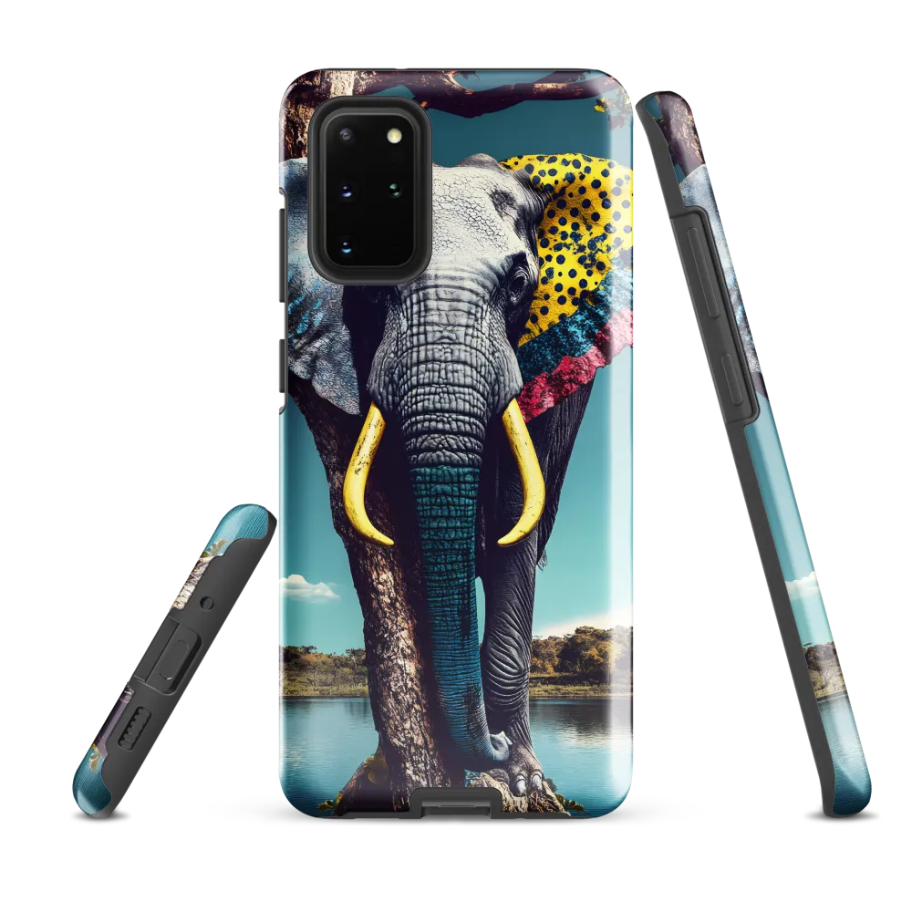 Playful Elegance: The Surreal Elephant