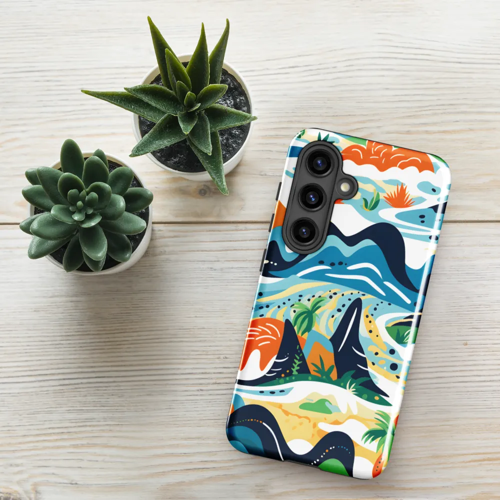 Abstract Tropical Landscape