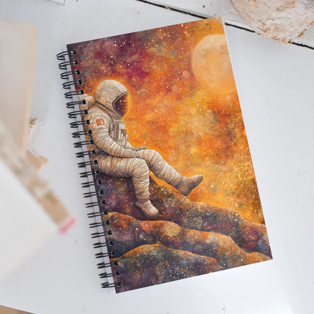 A Cosmic Solitude | Spiral Notebook