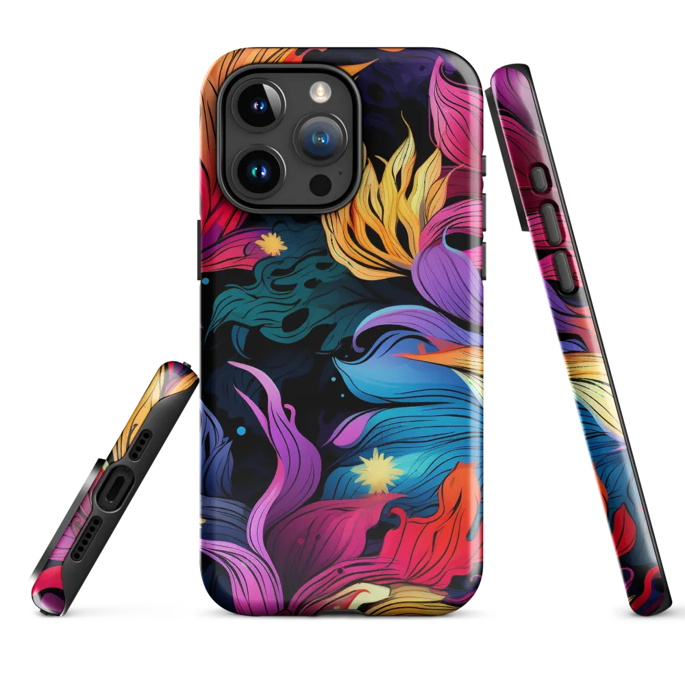 Floral Symphony | Phone Case |  15 Pro Max | Tough Case | Glossy