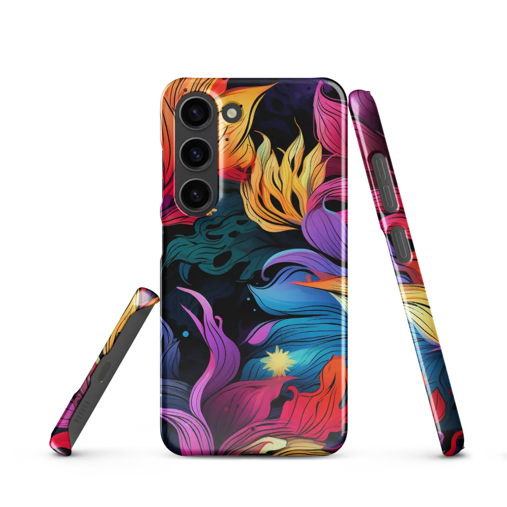Floral Symphony | Phone Case |  S23 | Snap Case | Glossy
