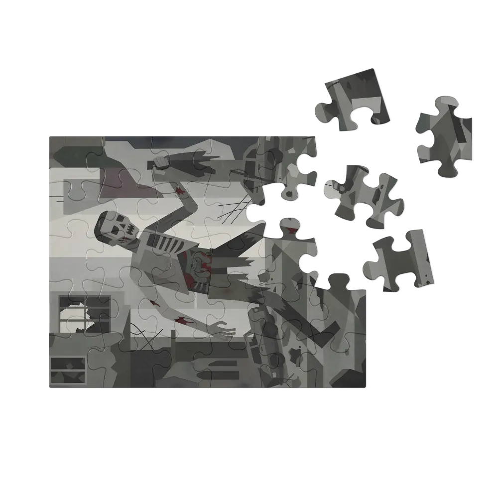 Ruin Walker 
 Jigsaw Puzzle in Tin Box