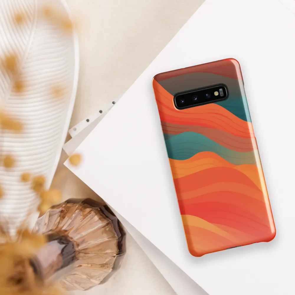 Waves of Warmth | Phone Case |  S10 Plus | Snap Case | Glossy