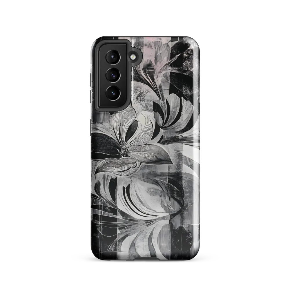 Floral Fusion in Monochrome
