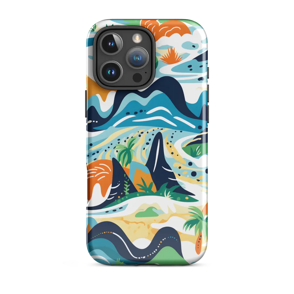 Abstract Tropical Landscape