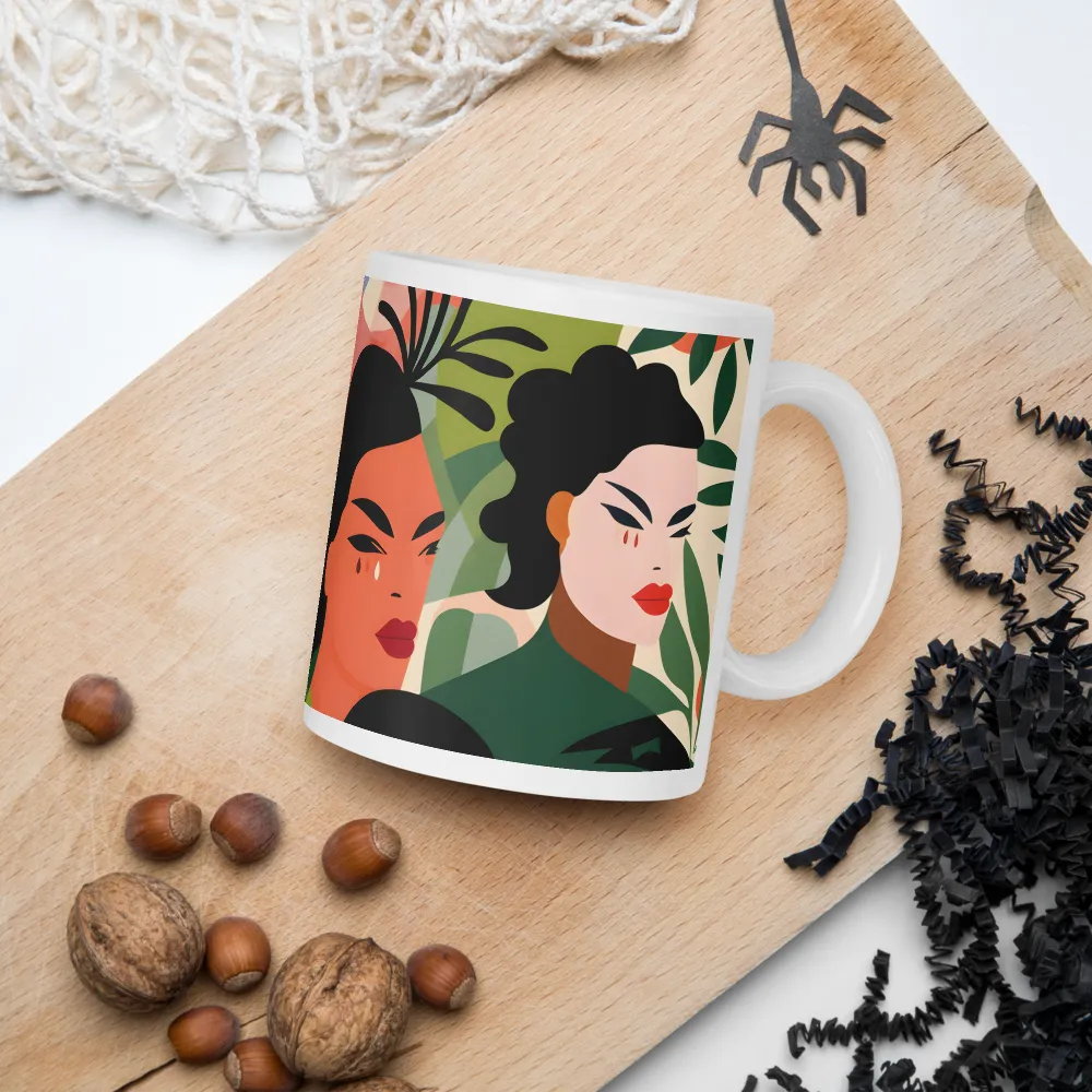 Harmony of Nature and Femininity | Mugs | Multiple Sizes & Colors