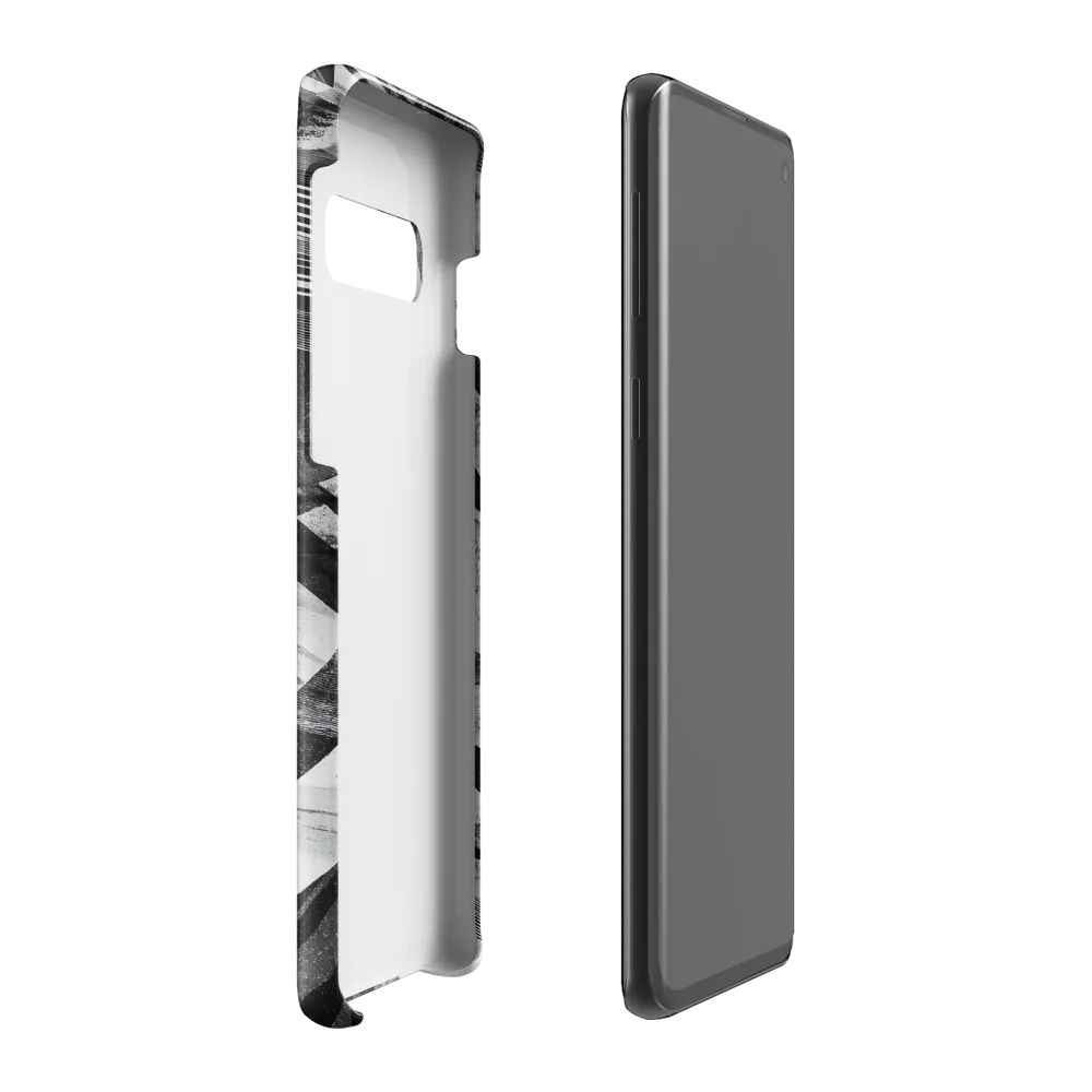 Fluidity in Monochrome | Phone Case |  S10 Plus | Snap Case | Glossy