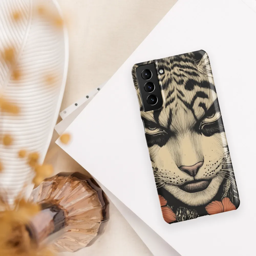 Feline Majesty: The Human-Leopard Connection | Phone Case |  S21 Plus | Snap Case | Matte