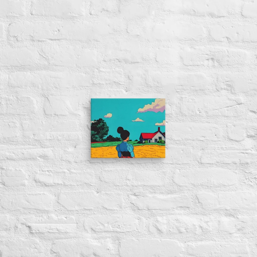 Whispers of a Sunlit Meadow | Canvas | 8″×10″