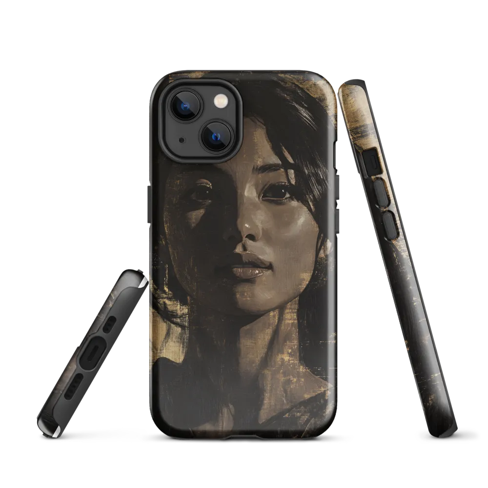 Golden Gaze: A Contemporary Portrait
