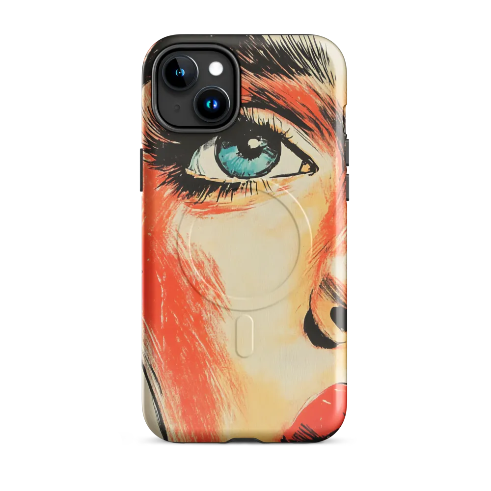 Intense Gaze: A Pop Art Portrait