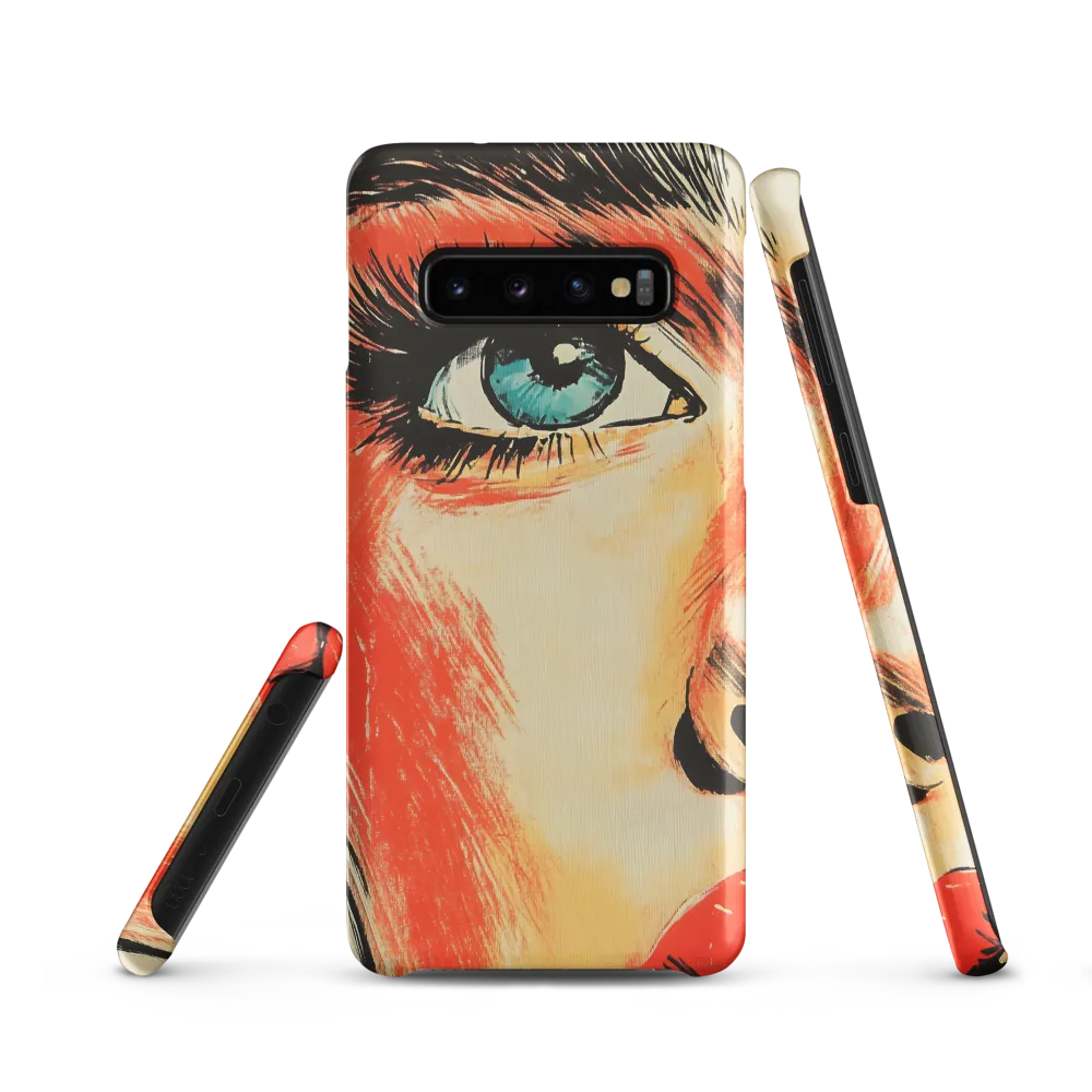 Intense Gaze: A Pop Art Portrait