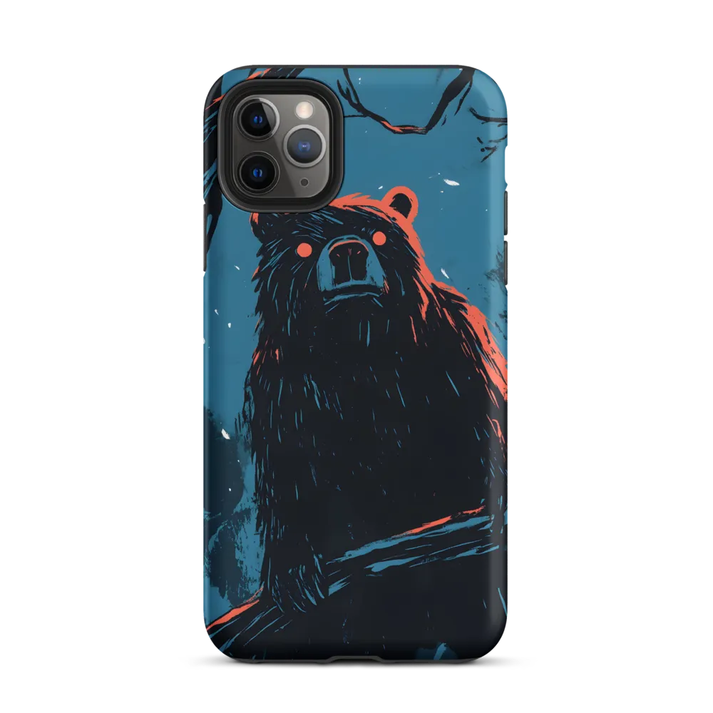 Eerie Majesty: A Bear in the Night