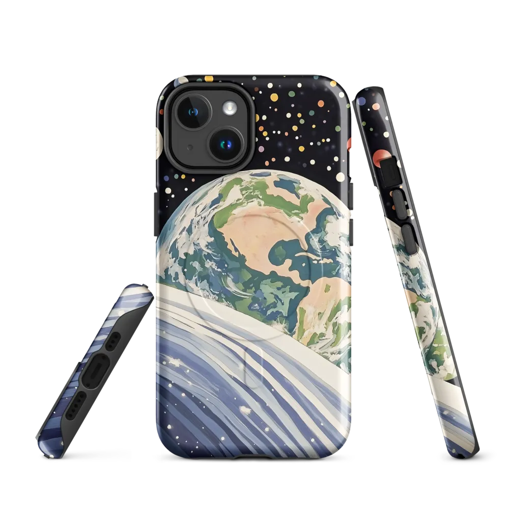 Celestial View: A Surreal Journey Through Space