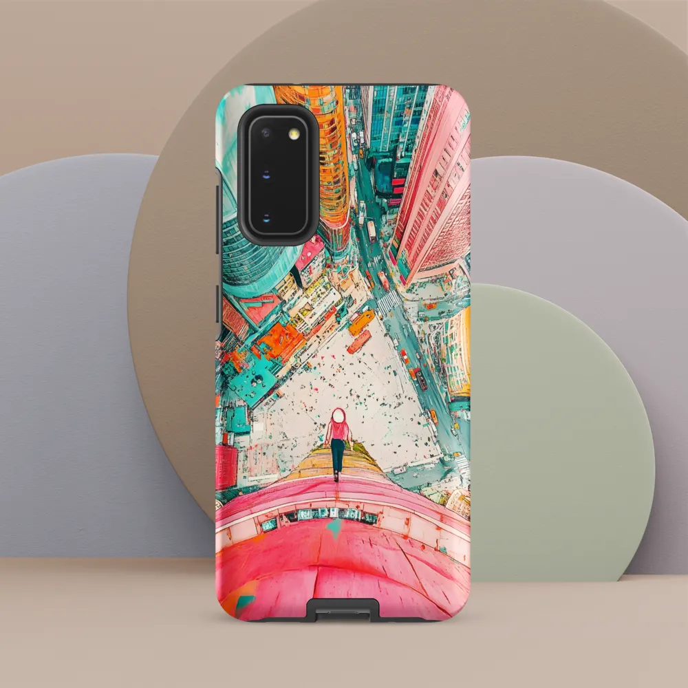 Vertical Horizons: A Surreal Cityscape Adventure | Phone Case |  S20 | Tough Case | Matte