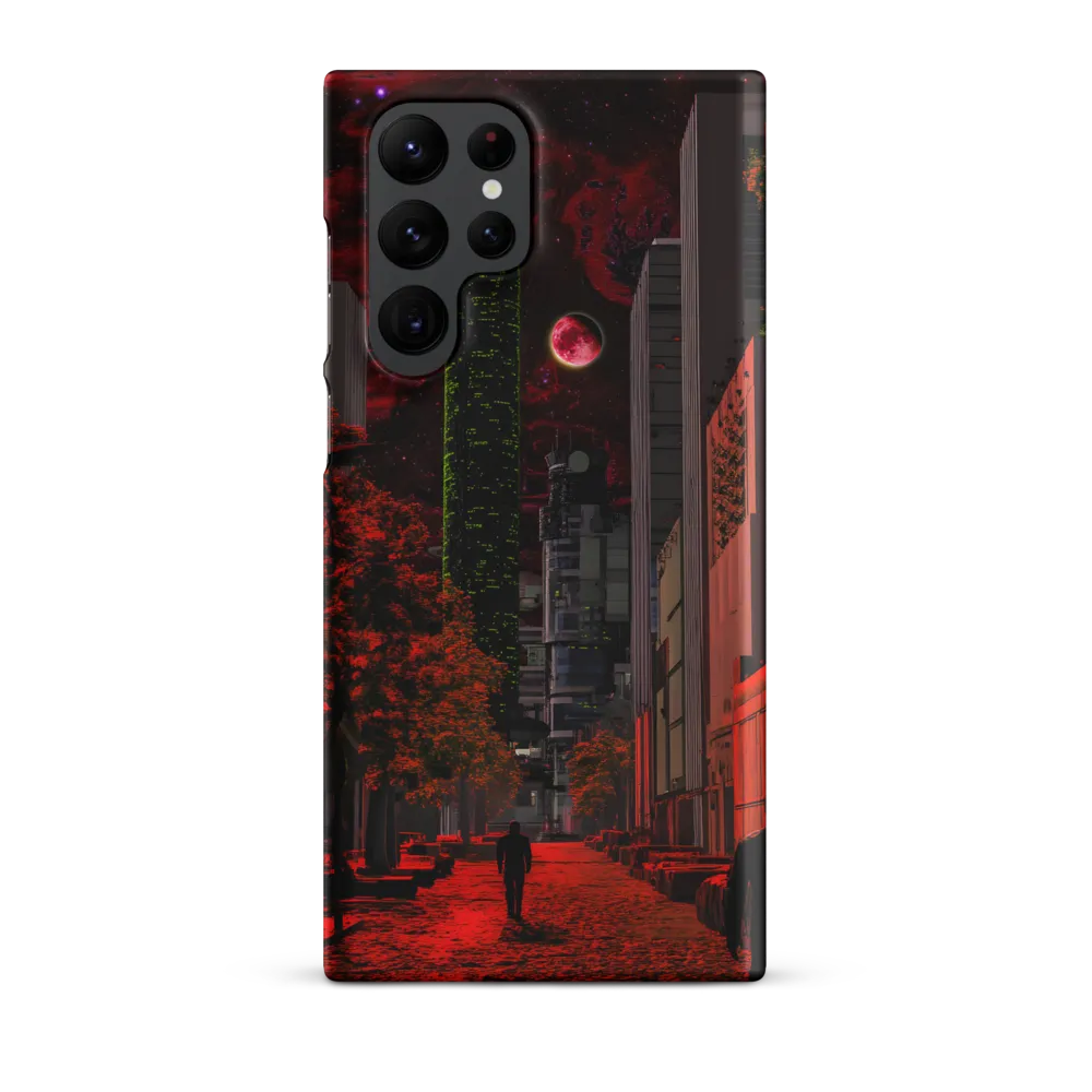 Cosmic Streets of a Dystopian Future | Phone Case |  S22 Ultra | Snap Case | Matte
