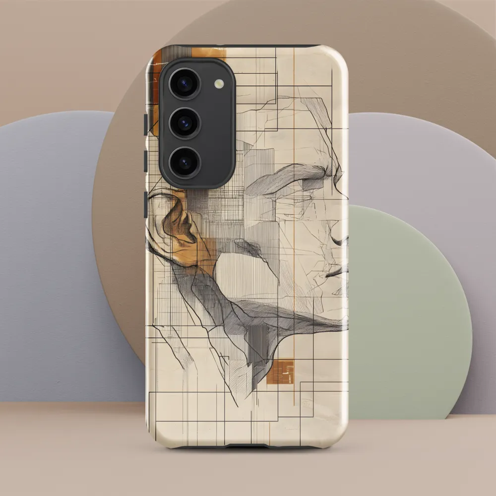 Geometric Reverie | Phone Case |  S23 Plus | Tough Case | Glossy
