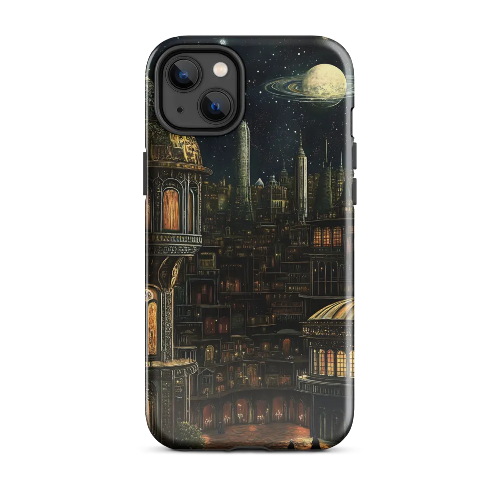 Celestial Enigma: A Surreal Cityscape