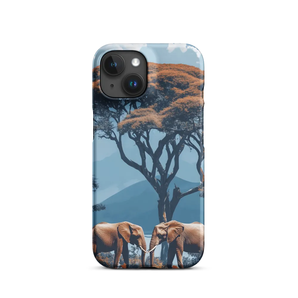 Elephants Amidst Serenity
