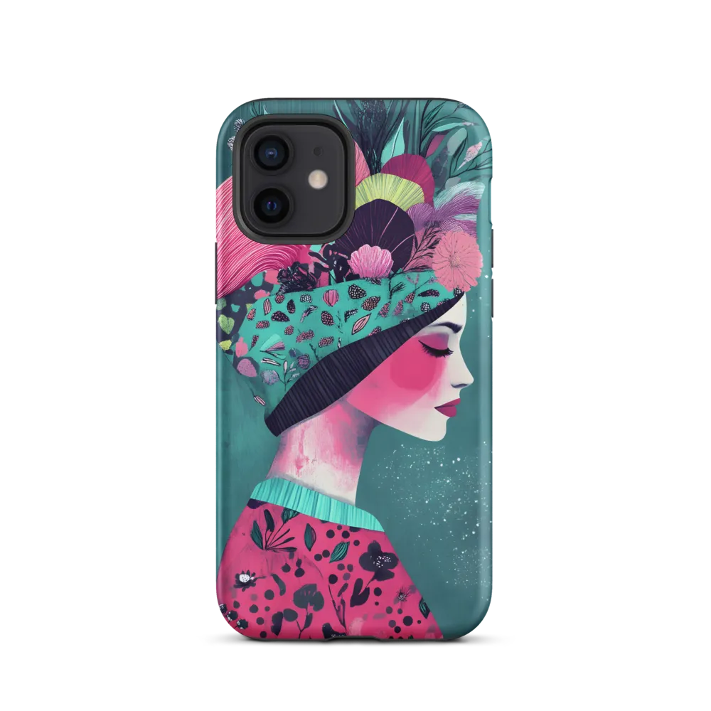 Whimsical Floral Portrait