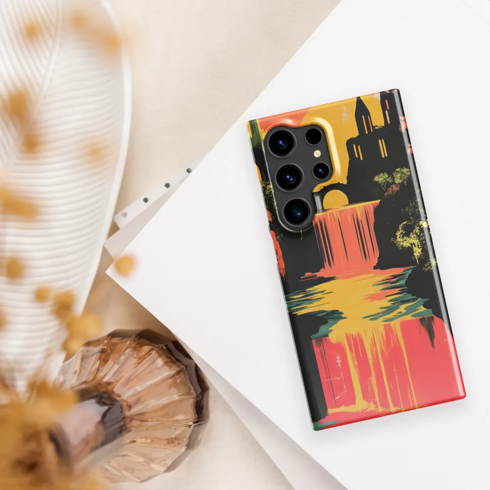 Elysian Echoes: A Surreal Reflections | Phone Case |  S24 Ultra | Snap Case | Glossy