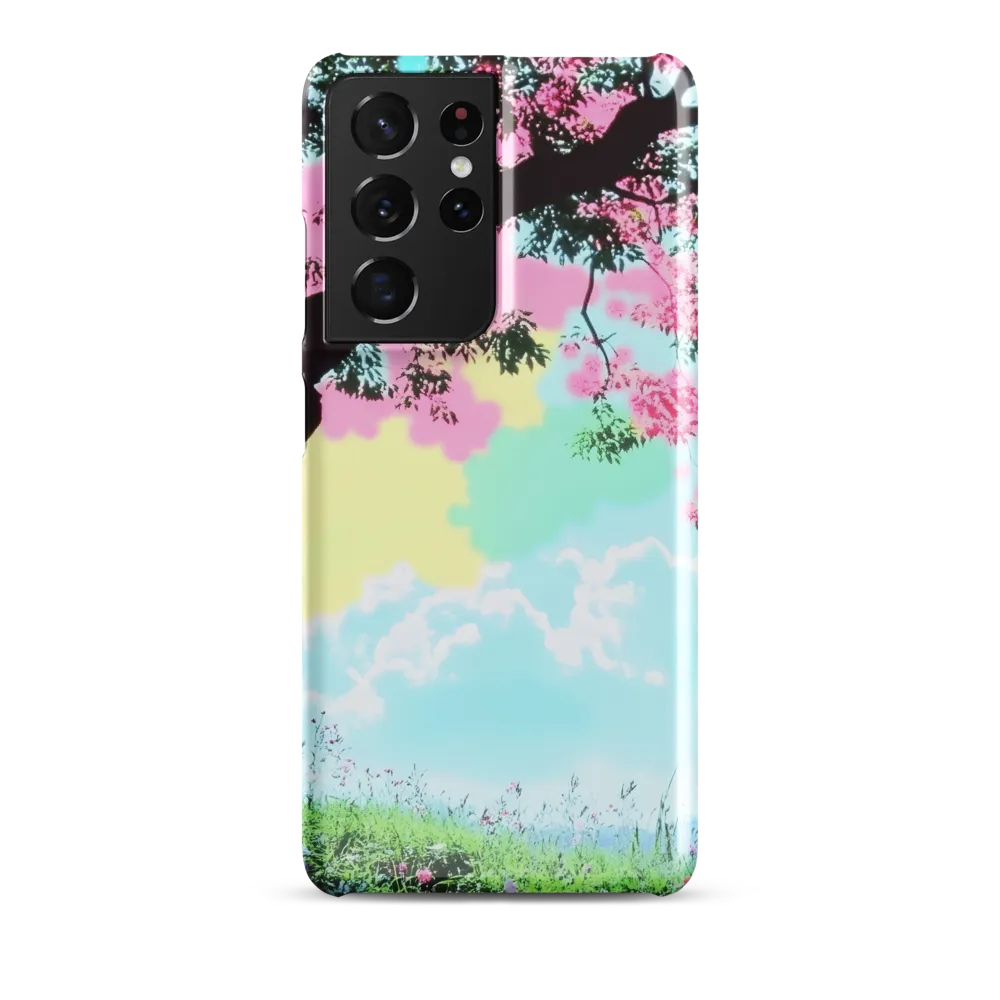 Pastel Dreams: A Surreal Tree Landscape