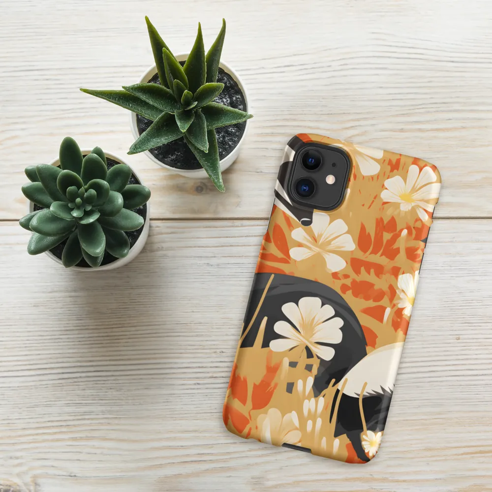 Whimsical Badgers in Bloom
