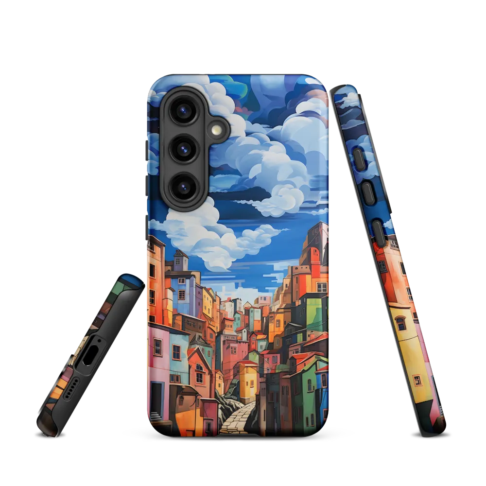 Whimsical Heights: A Vibrant Cityscape | Phone Case |  S24 | Tough Case | Matte