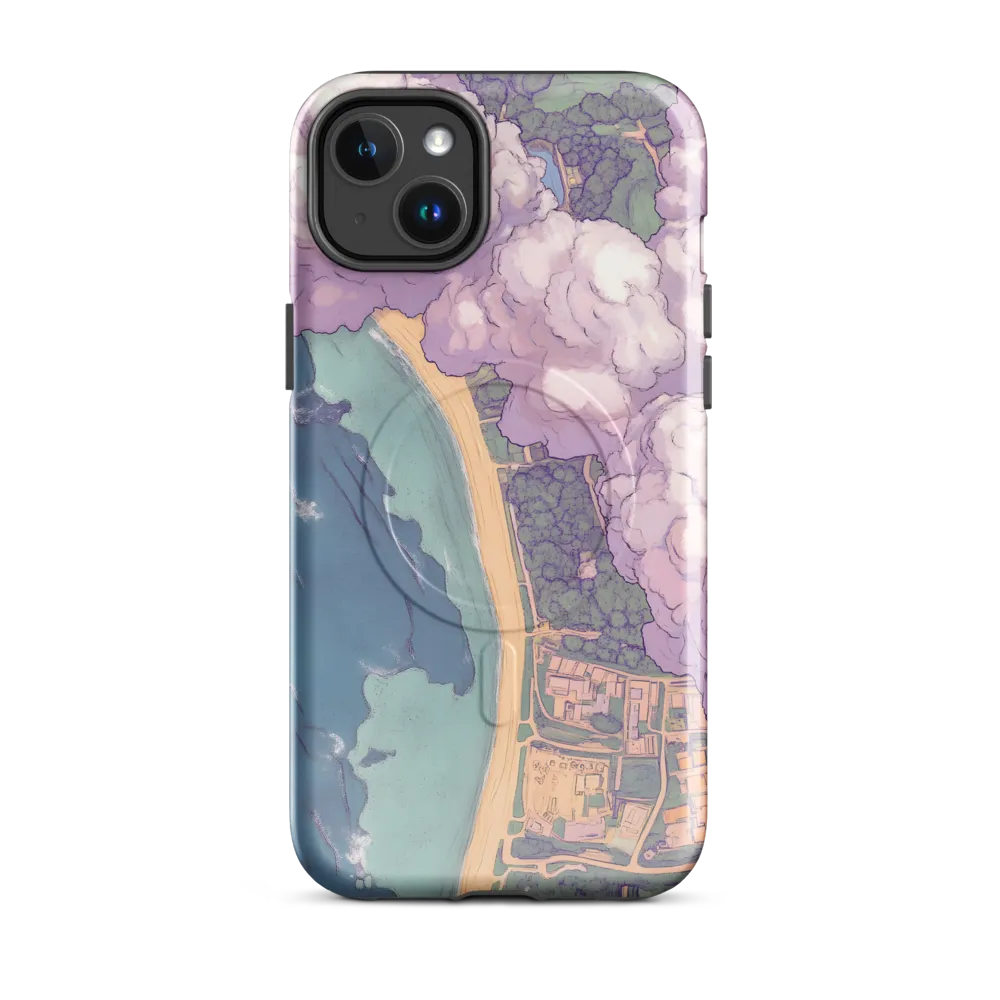 Serenity Over the Coast | Phone Case |  14 Plus | MagSafe® Tough Case | Glossy