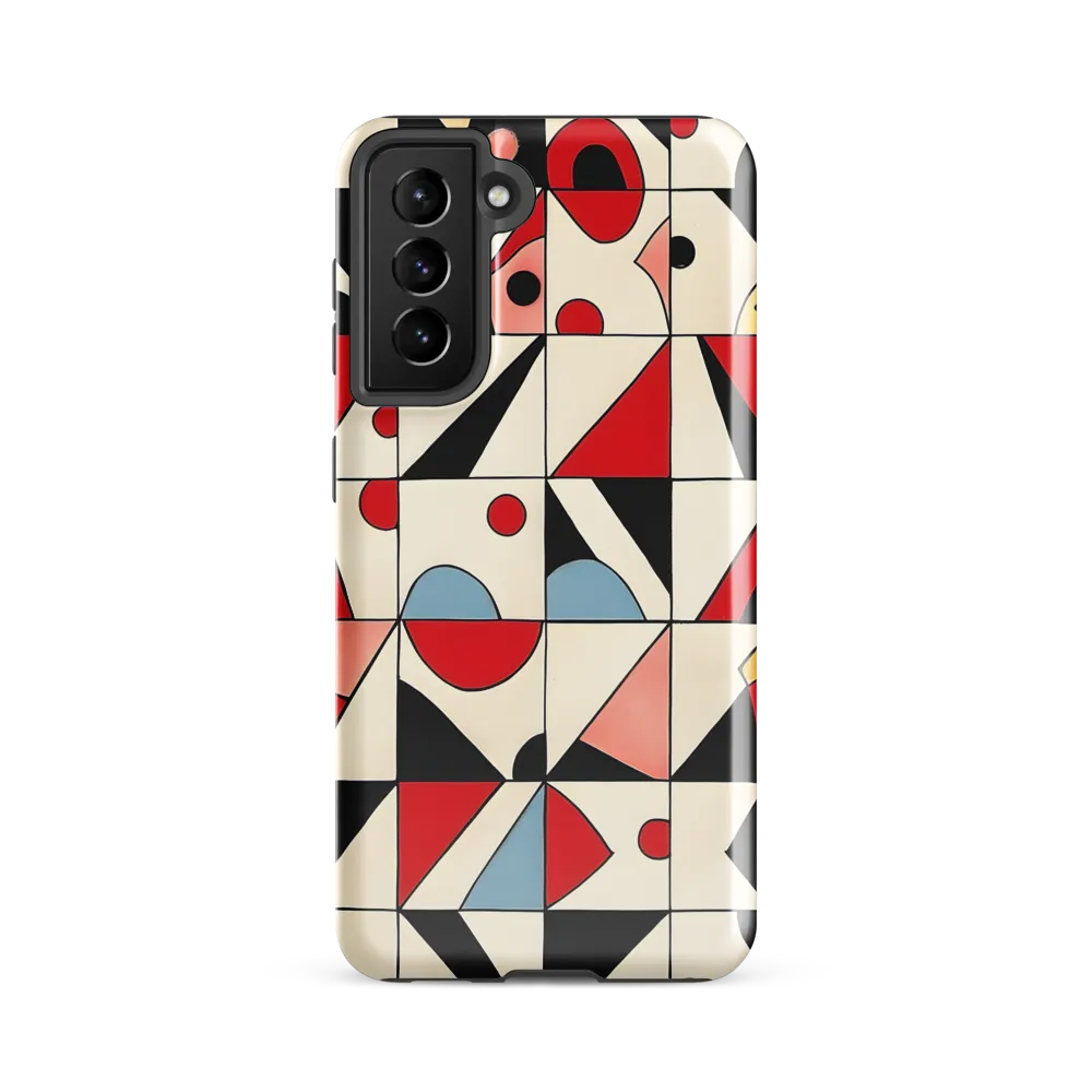 Dynamic Geometric Harmony | Phone Case |  S21 FE | Tough Case | Glossy