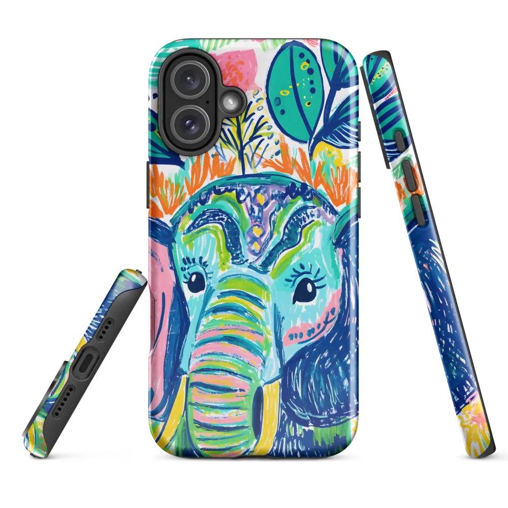 Whimsical Elephant Portrait