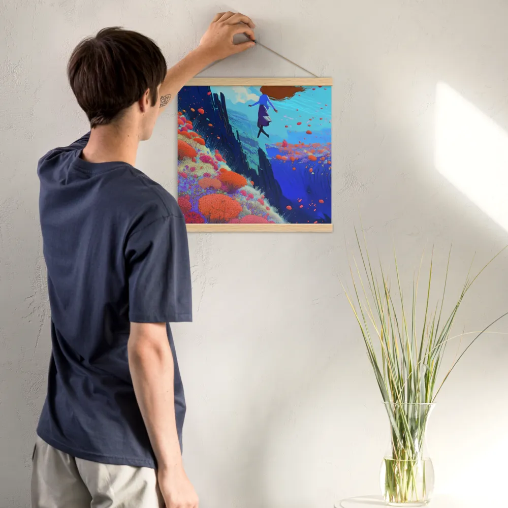 Whispers of Freedom | Poster With Oak Wood Hanger | 16″×16″