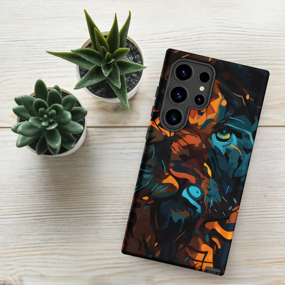 Tropical Enigma: A Wildlife Quartet | Phone Case |  S24 Ultra | Tough Case | Matte