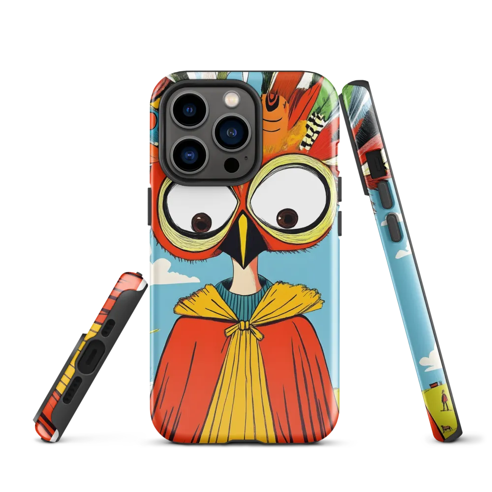 A Whimsical Encounter: The Owl-Human Fusion