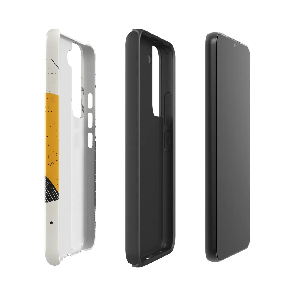 Dynamic Harmony in Black and Yellow