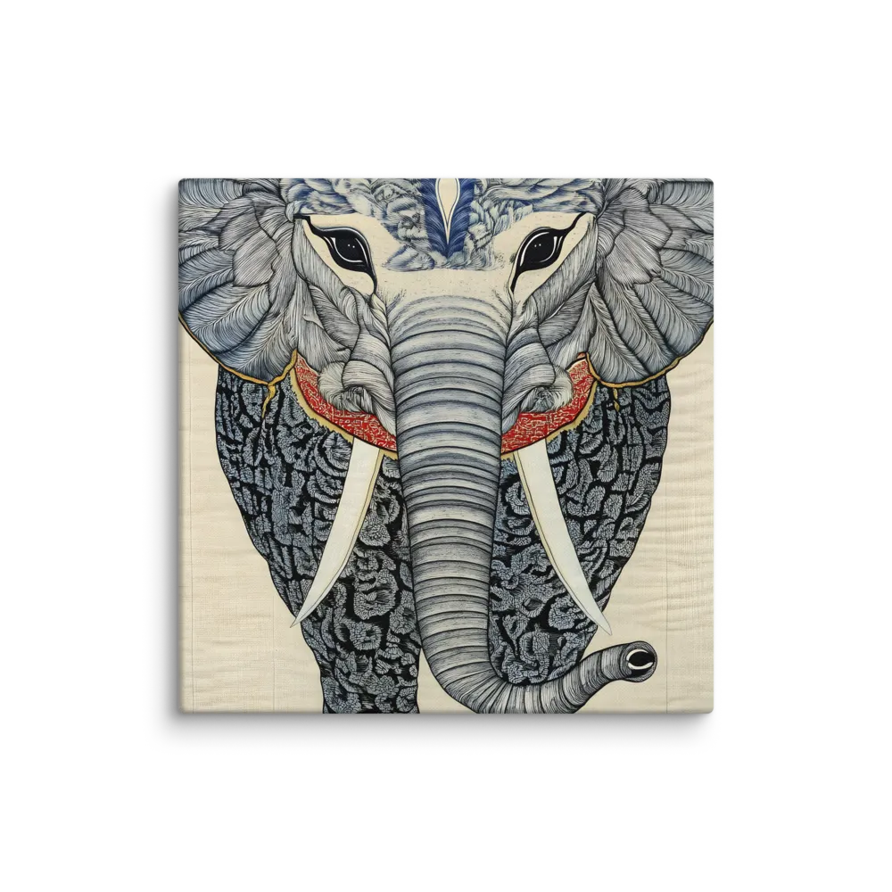 Majesty of the Elephant | Canvas | 37″×37″
