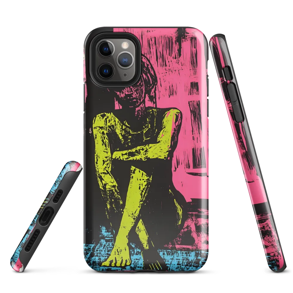 Contemplation in Neon | Phone Case |  11 Pro Max | Tough Case | Glossy