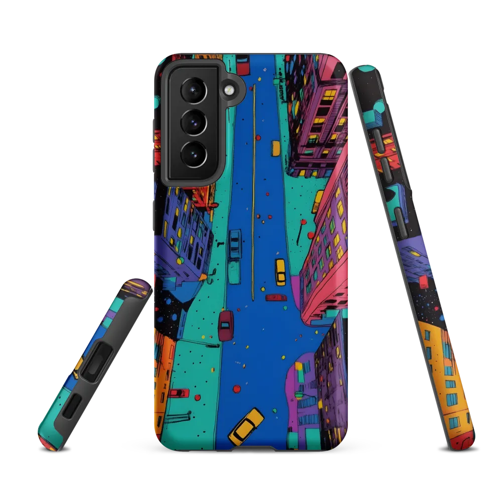 Neon Avenue from Above