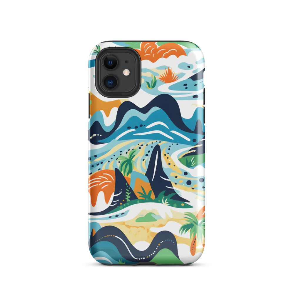 Abstract Tropical Landscape