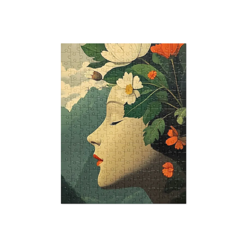 Harmony of Nature and Femininity | Jigsaw Puzzle | 252 pieces