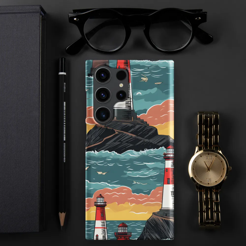 Lighthouses in a Whimsical Ocean