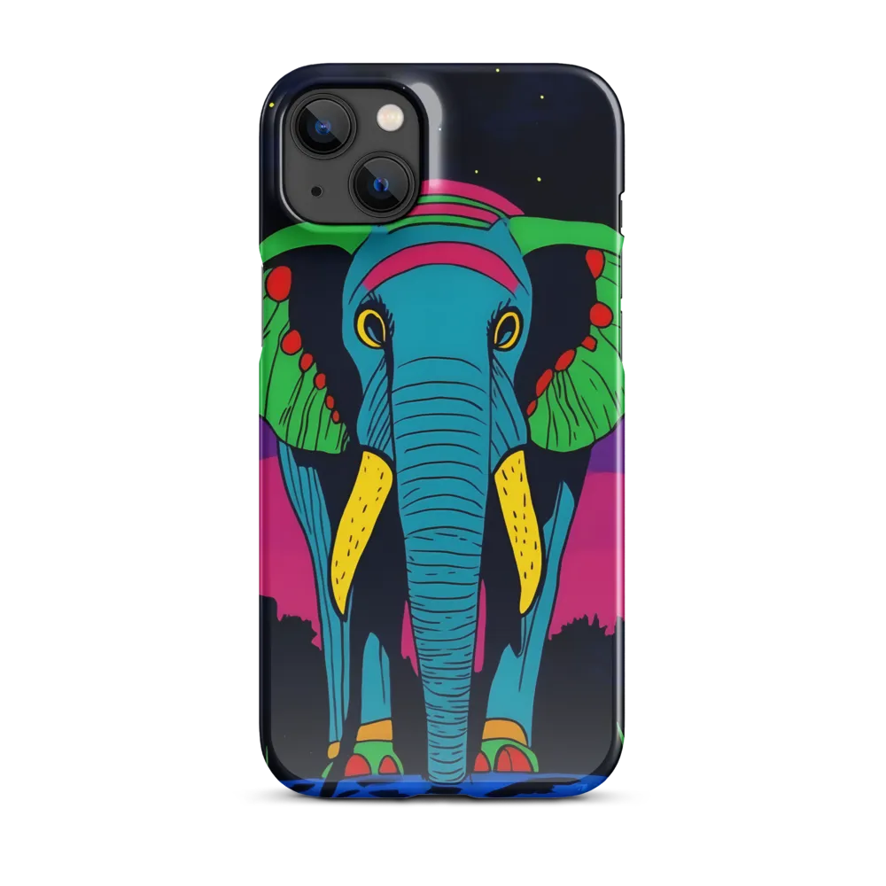 Whimsical Majesty: The Vibrant Elephant