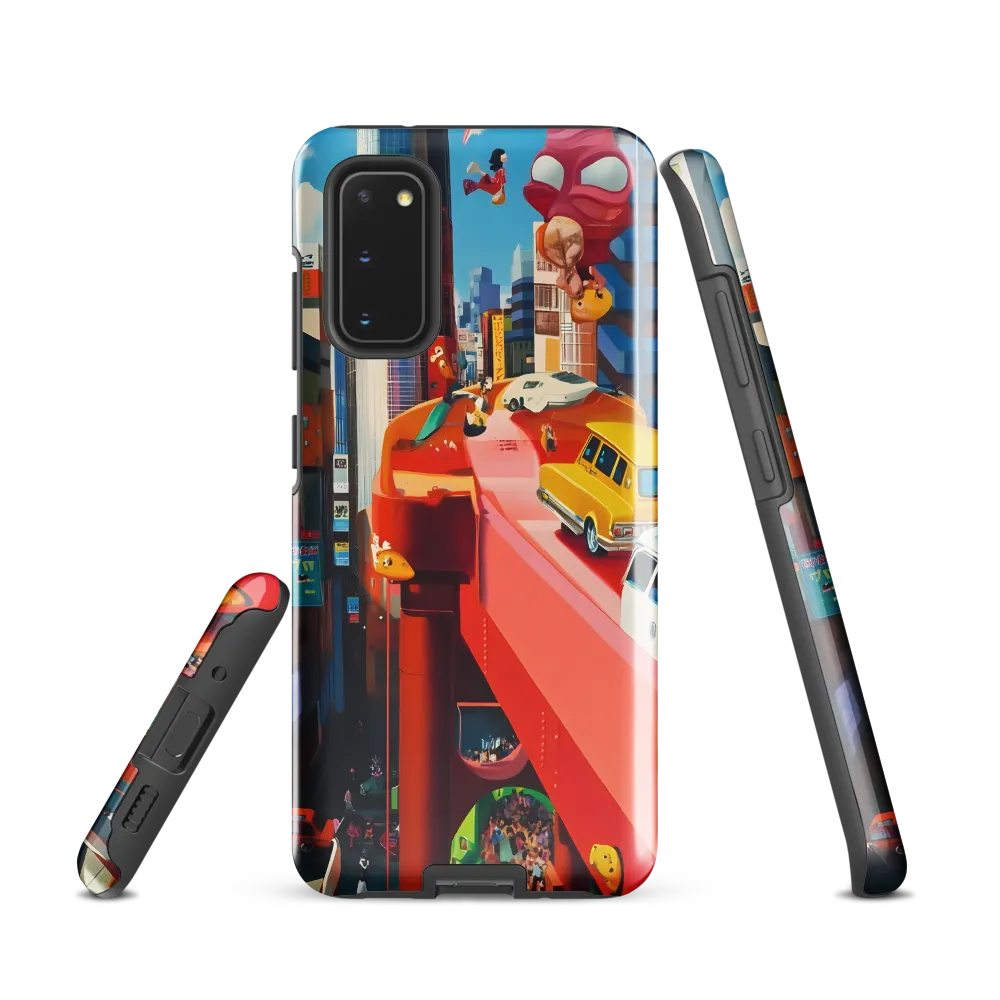 Urban Whimsy: A Colorful Cityscape