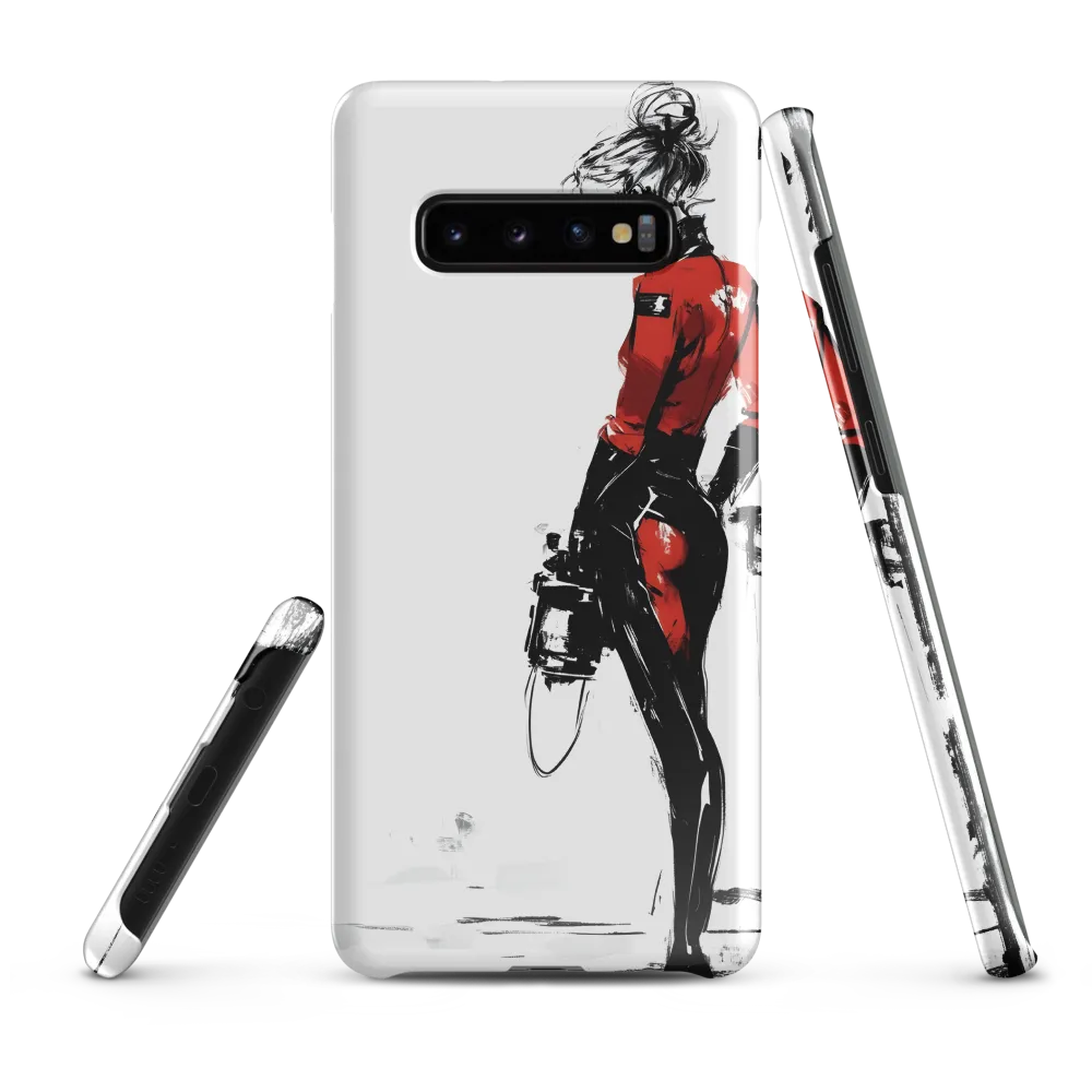 The Edgy Elegance | Phone Case |  S10 Plus | Snap Case | Glossy