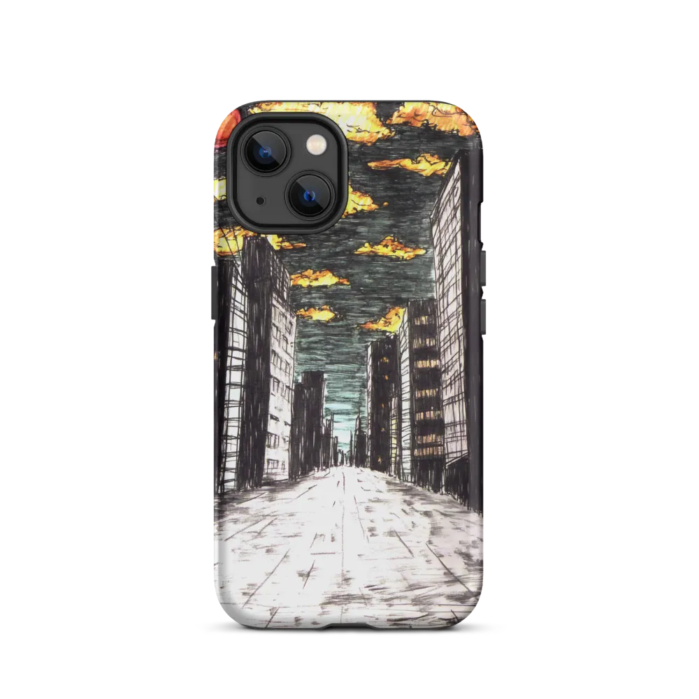 Eclipsed Cityscape