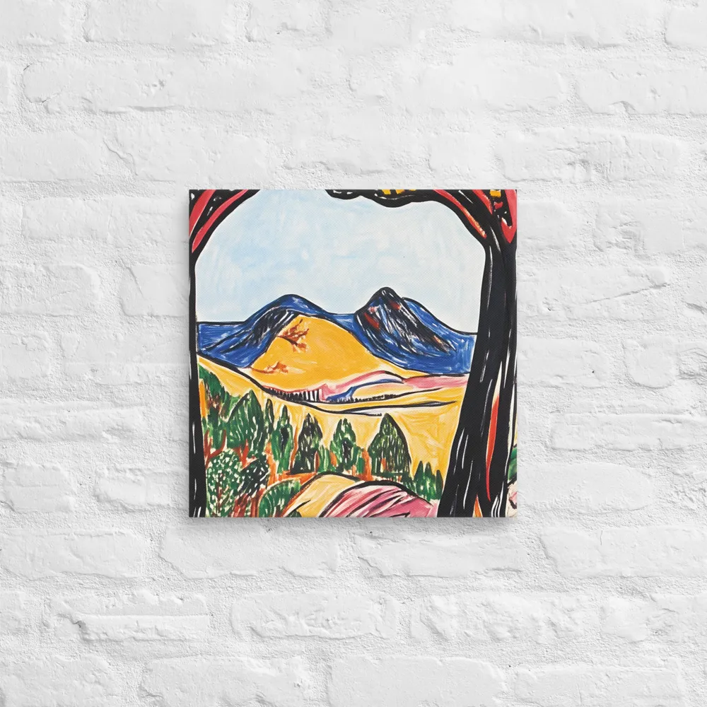 Vibrant Nature's Embrace | Canvas | 16″×16″