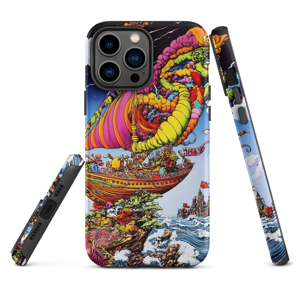 Voyage of Whimsy: A Surreal Sailor's Dream | Phone Case |  13 Pro Max | Tough Case | Matte
