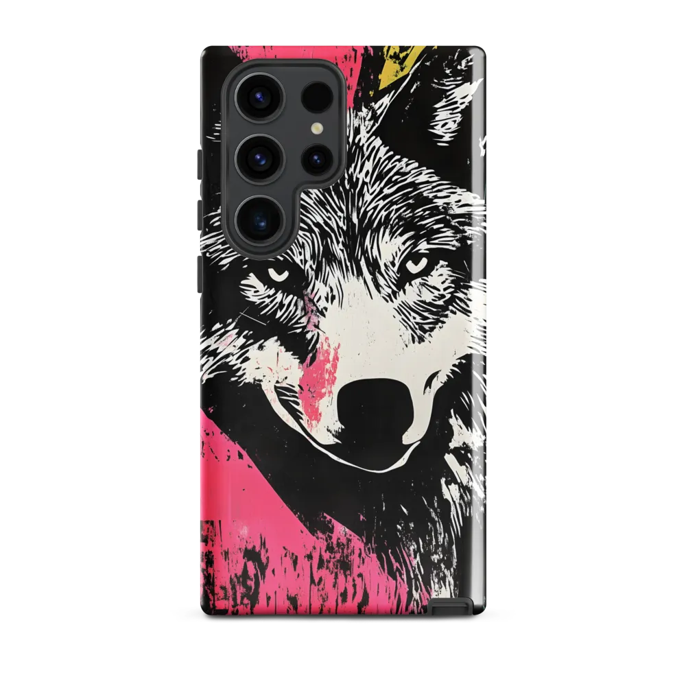 Intense Gaze of the Wolf