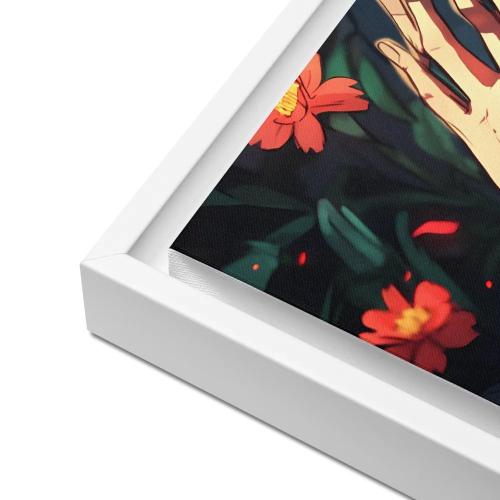 Whispers of Nature | Canvas with White Frame | 12″×16″
